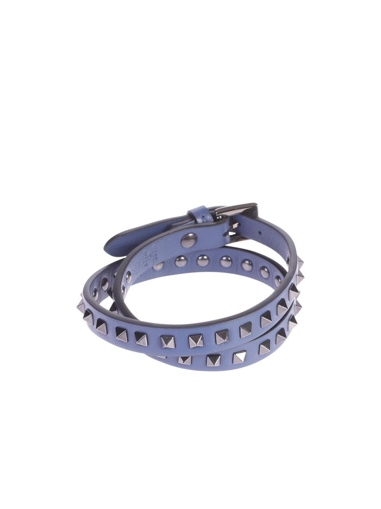 VALENTINO GARAVANI Valentino Garavani Blue Studs Applied Bracelet,10616930