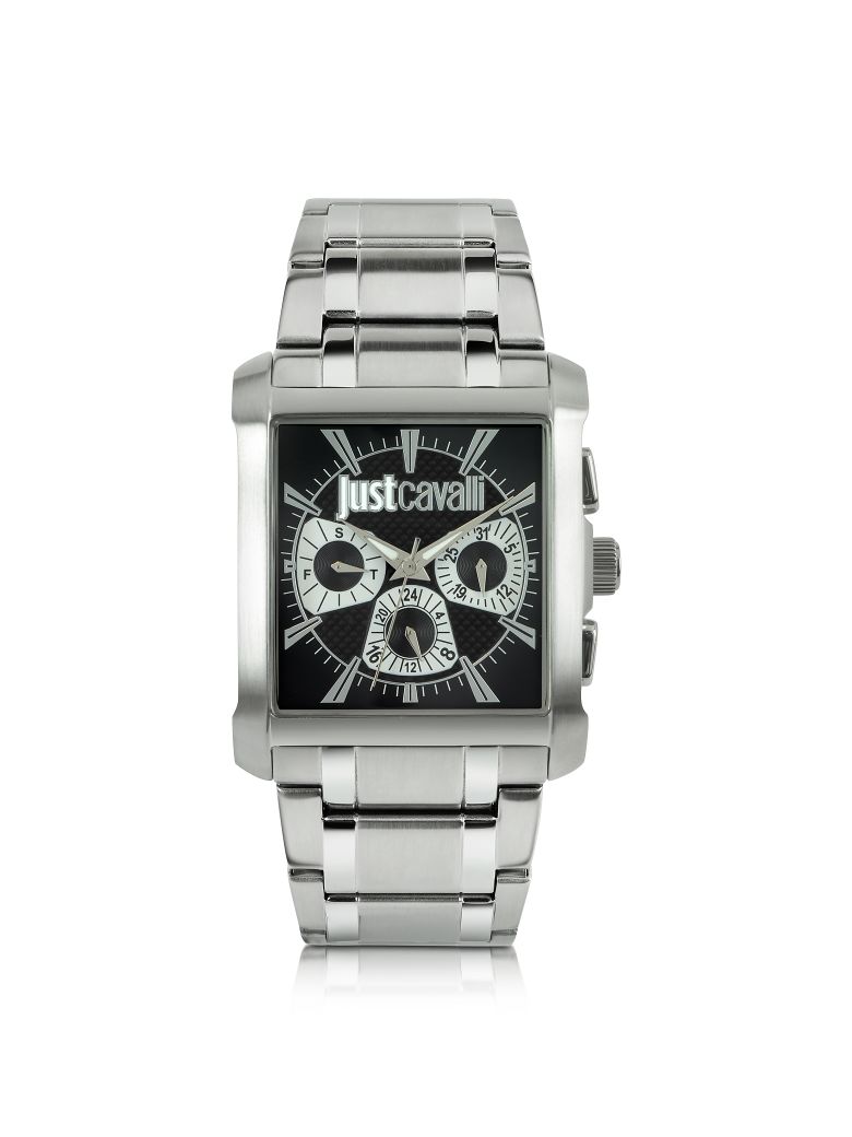 JUST CAVALLI RUDE COLLECTION STAINLESS STEEL WATCH,10590684