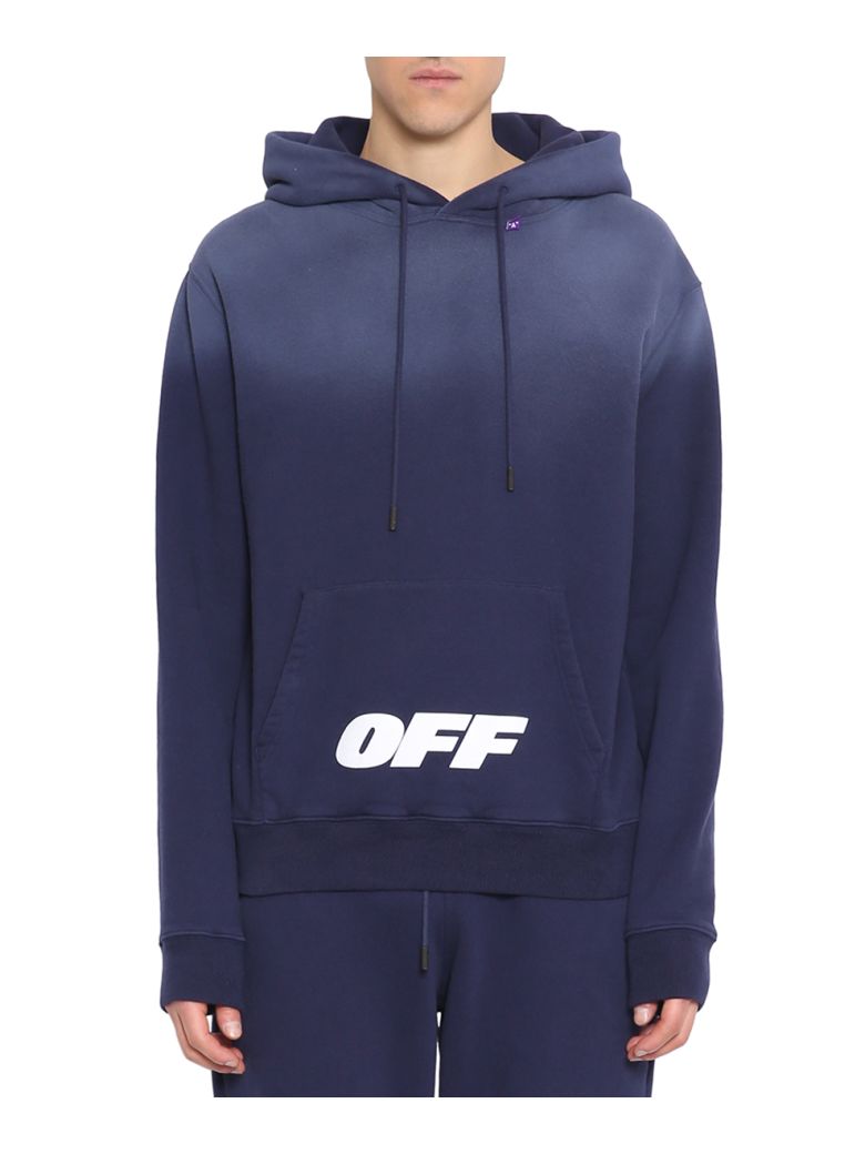 OFF-WHITE WING OFF COTTON HOODIE,10619158