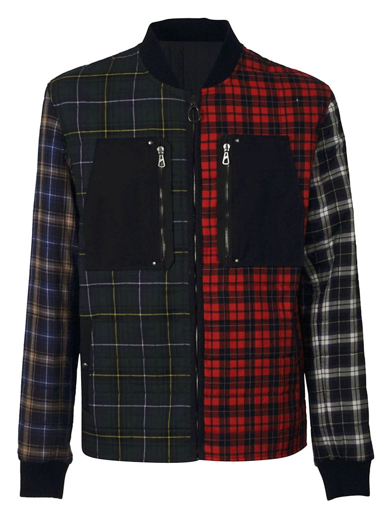 LANVIN PATCHWORK CHECKED JACKET,10593632