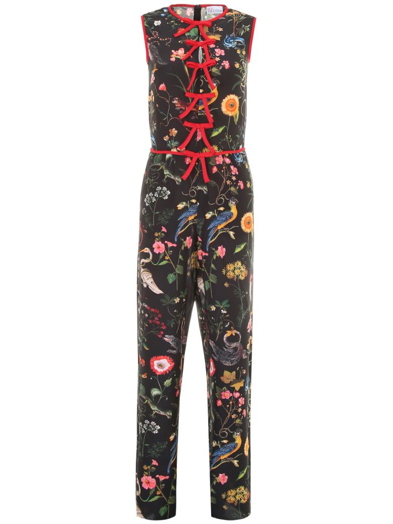RED VALENTINO PRINTED JUMPSUIT,10624159
