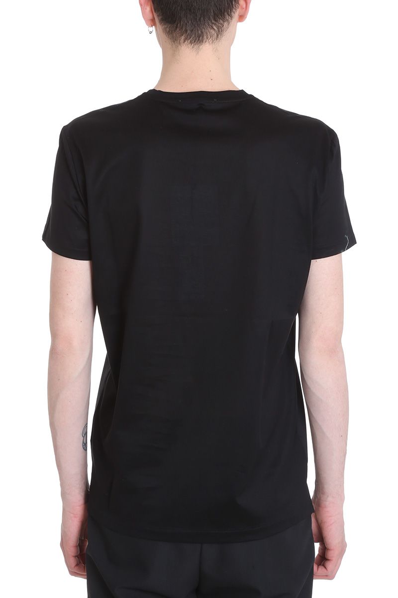low brand black cotton t-shirt