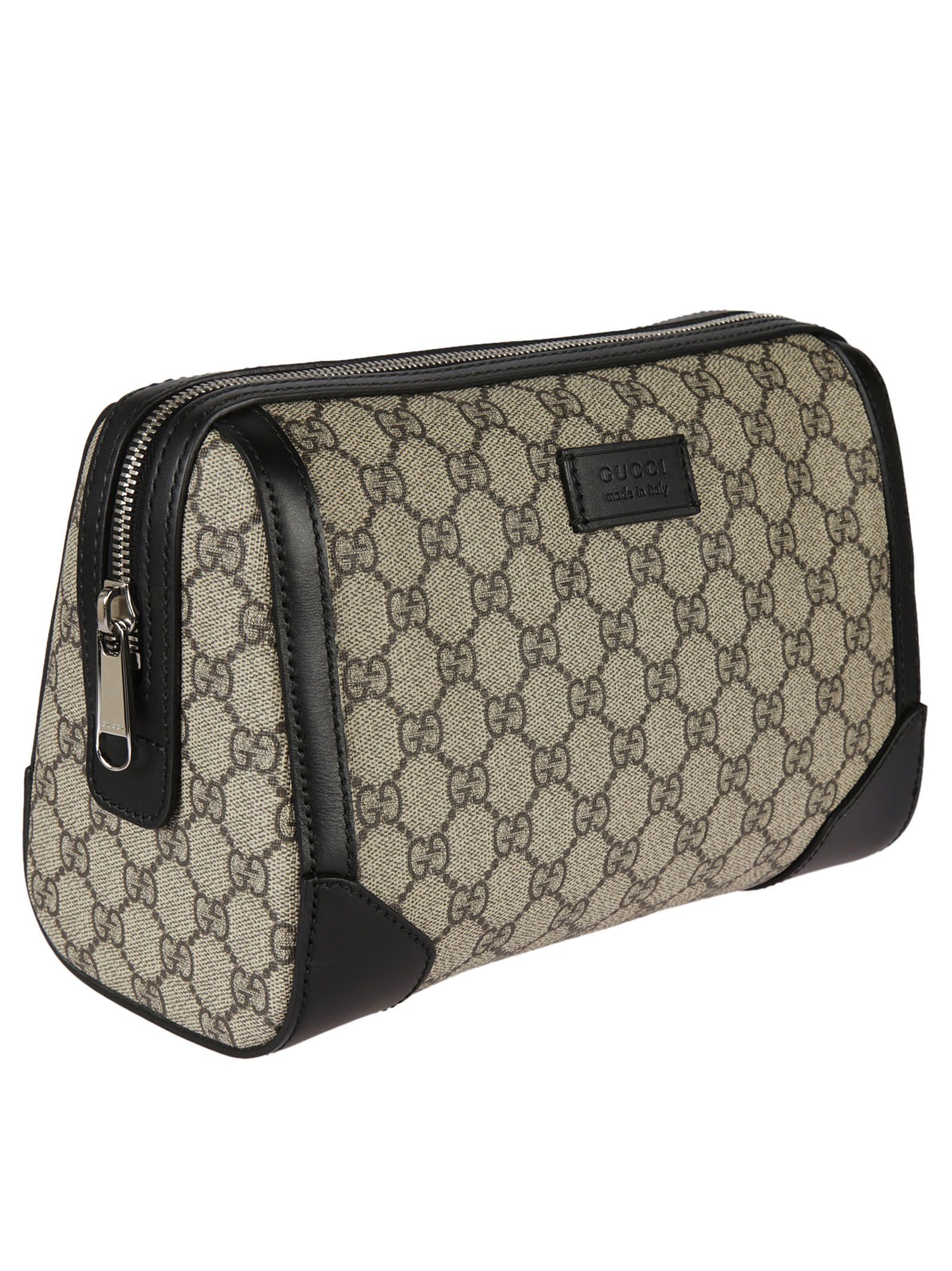 italist | Best price in the market for Gucci Gucci GG Supreme Toiletry Tote - Brown - 9496884 ...