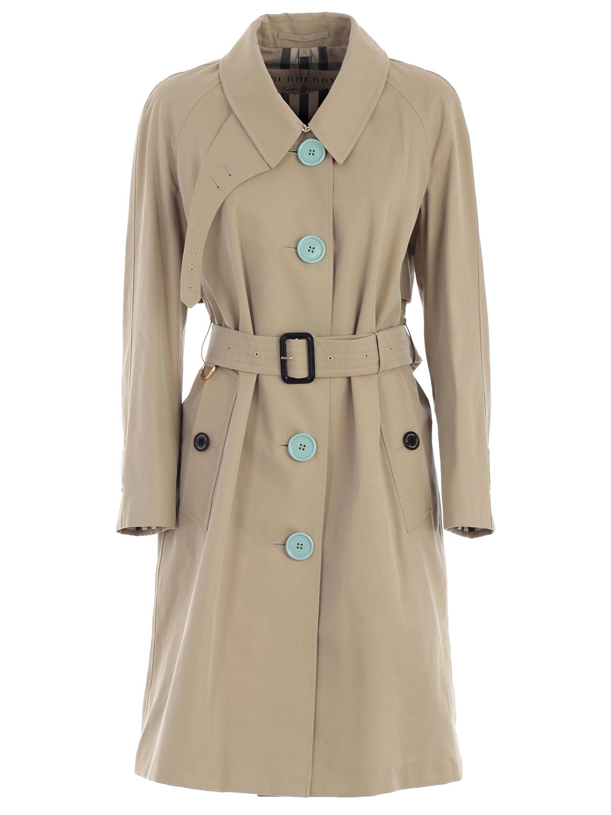 Burberry - Burberry Raincoat - Nude & Neutrals, Women's Raincoats | Italist