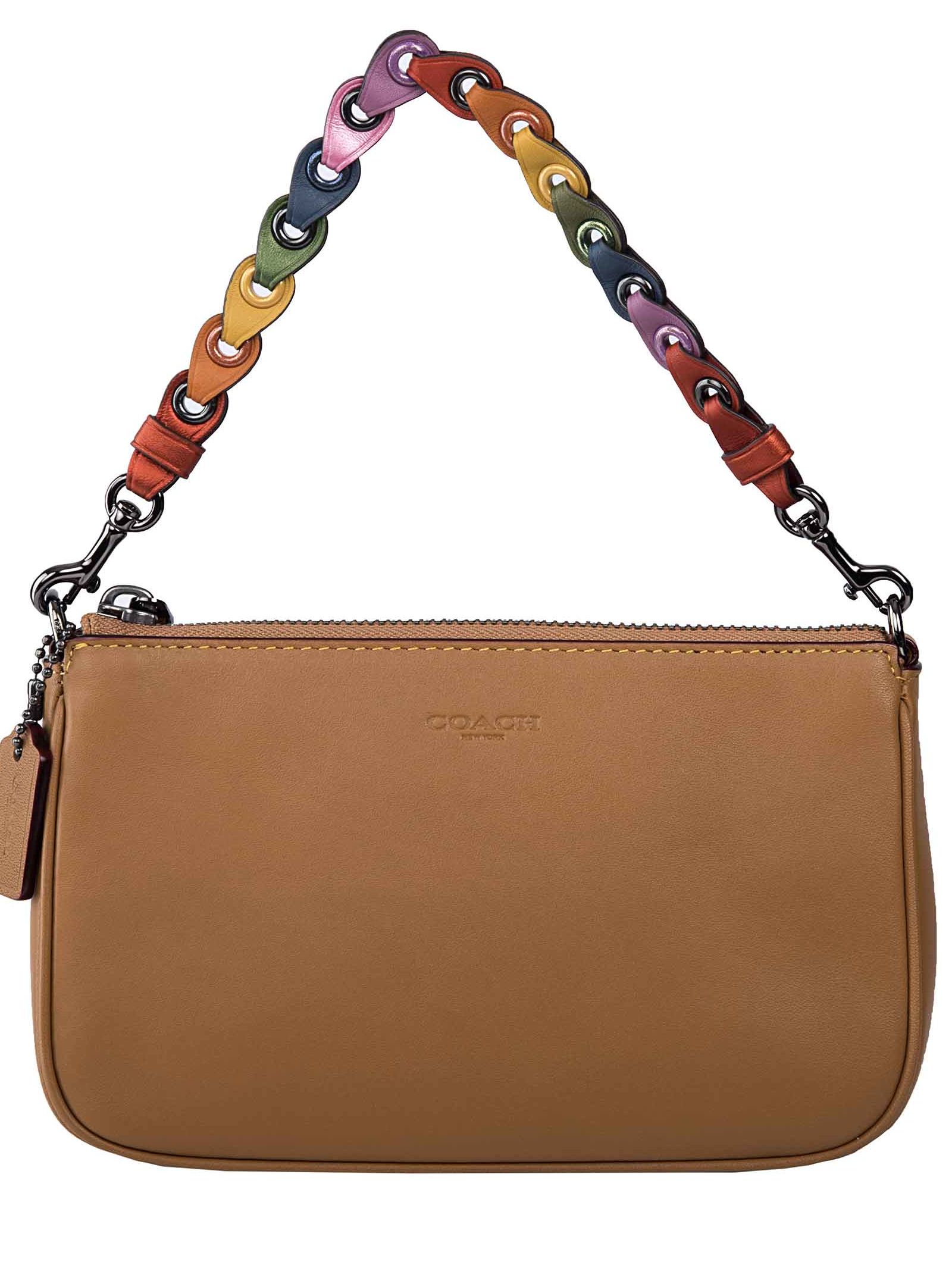 Coach Coach Wristlet 19 Shoulder Bag Dklqd Yellow, Women's Shoulder