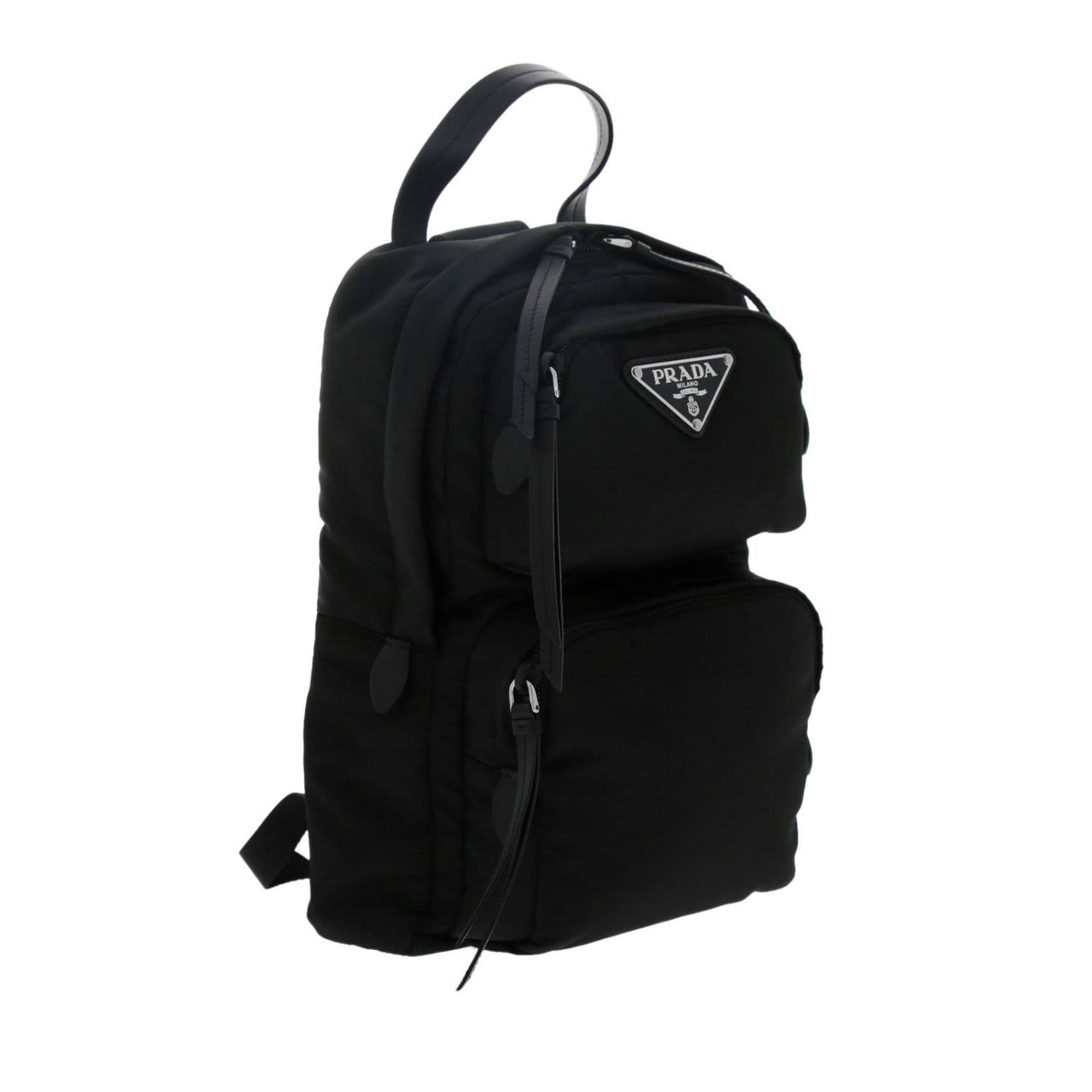 italist | Best price in the market for Prada Backpack Shoulder Bag Women Prada - black ...