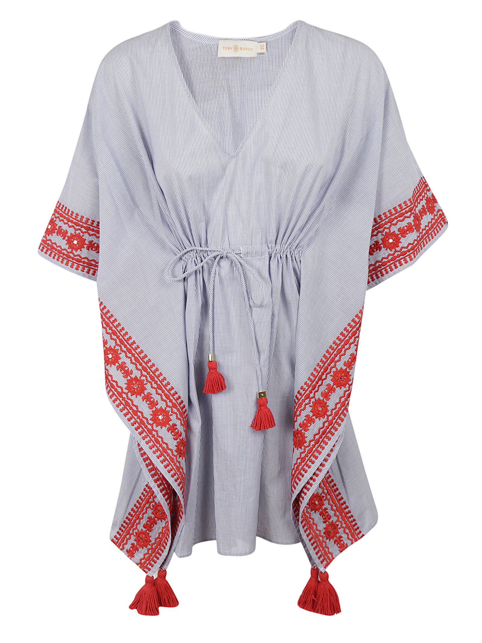 Tory Burch Ravena Beach Caftan In Azz | ModeSens