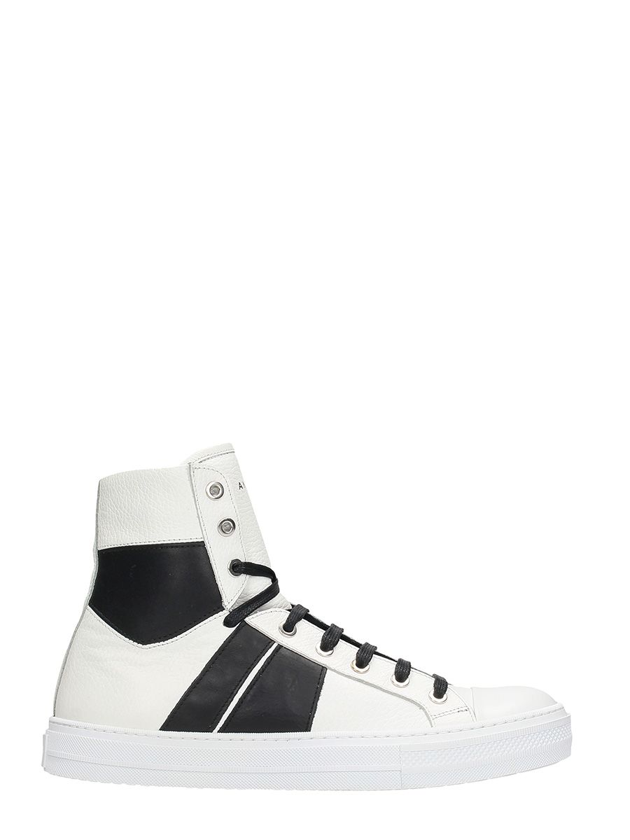 AMIRI - AMIRI Sunset Leather Sneakers White/black - white, Men's ...