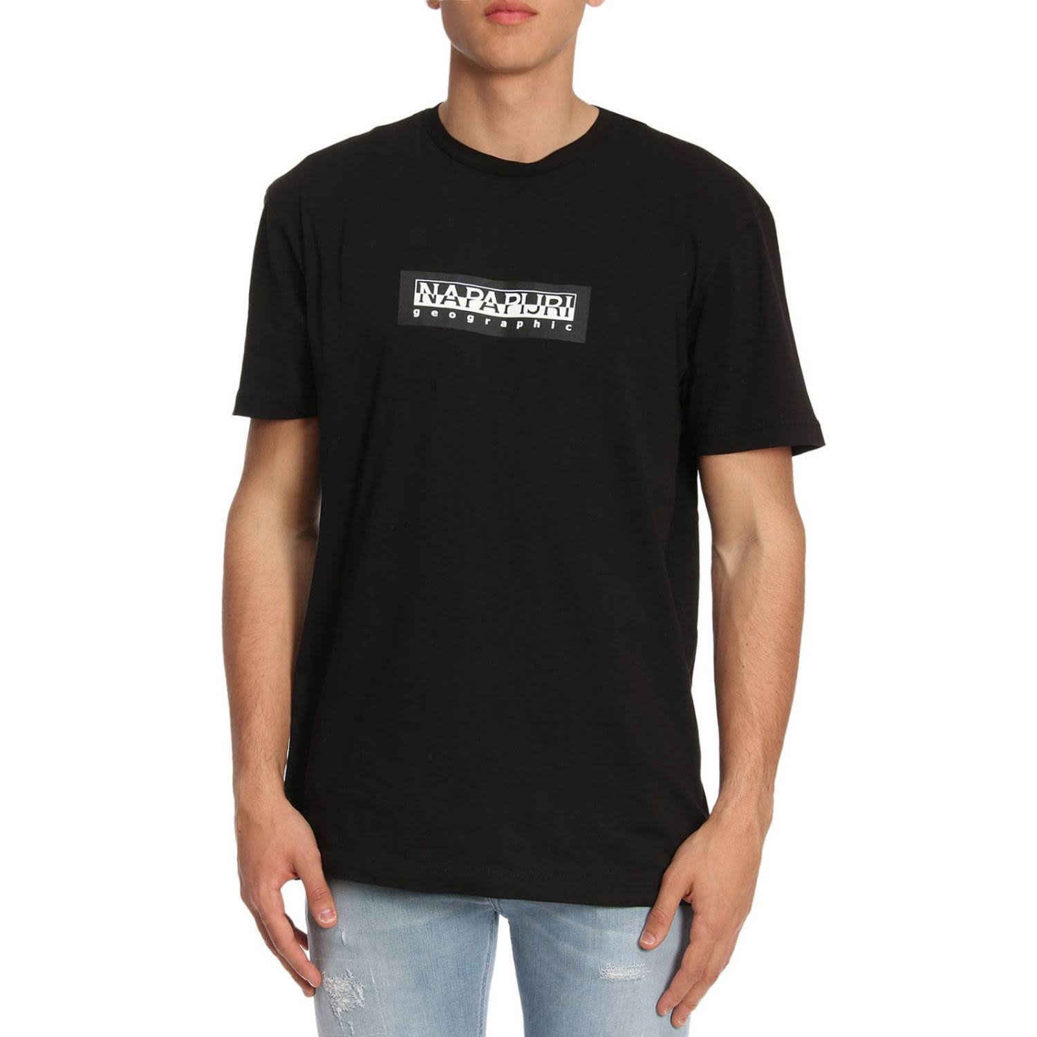 italist | Best price in the market for Napapijri T-shirt T-shirt Men ...