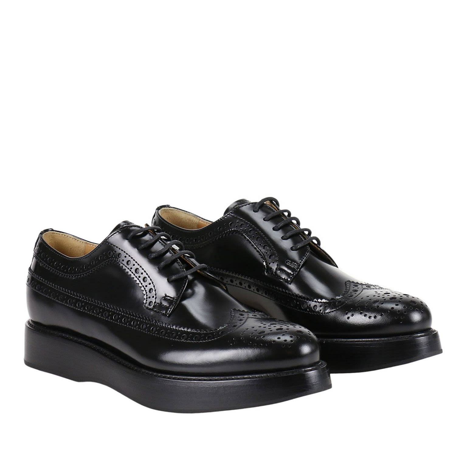 Church's Oxford Shoes Opal Oxford In Polished Leather With Brogue ...