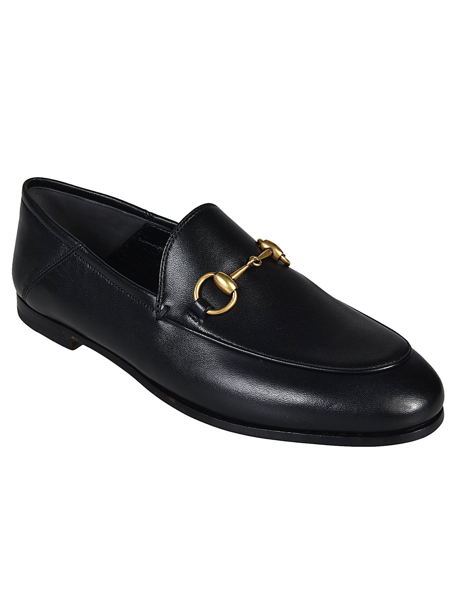 Gucci - Gucci Brixton Horsebit Loafers - Black, Women&#39;s Flat Shoes | Italist