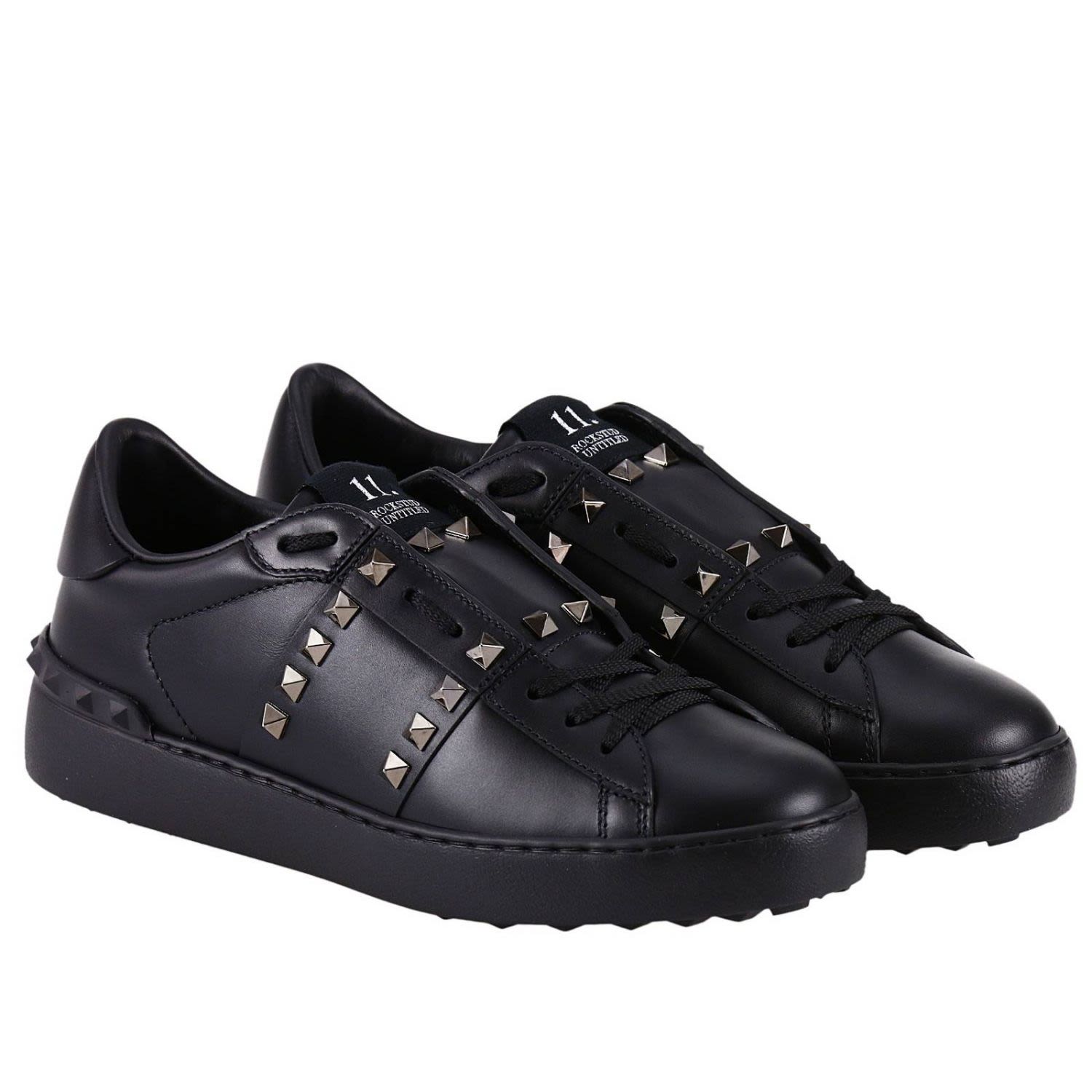 Valentino Garavani Sneakers Rockstud Untitled 11. Lace Up Sneakers With ...