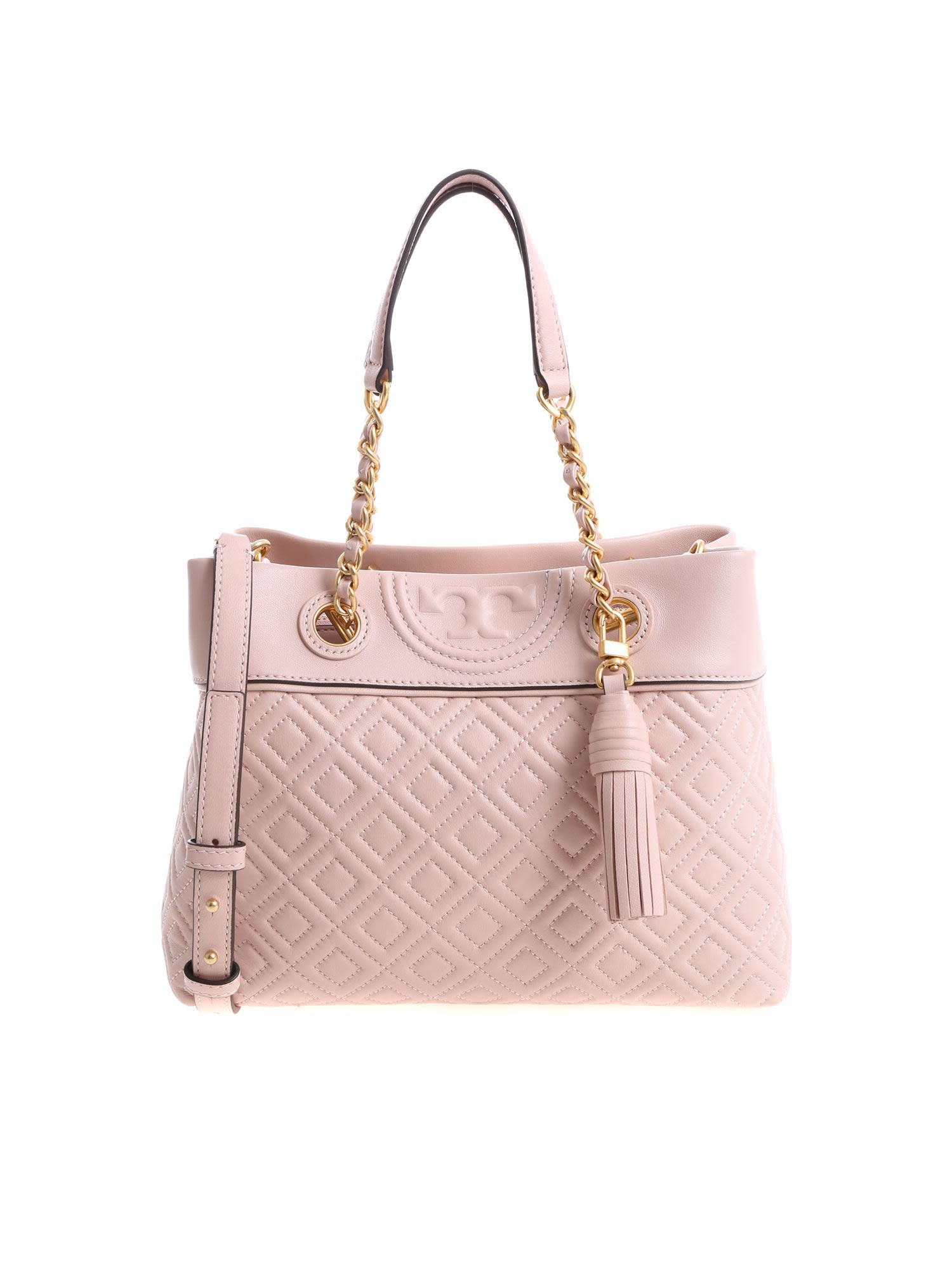 Tory Burch FLEMING SMALL TOTE Color: Shell Pink 