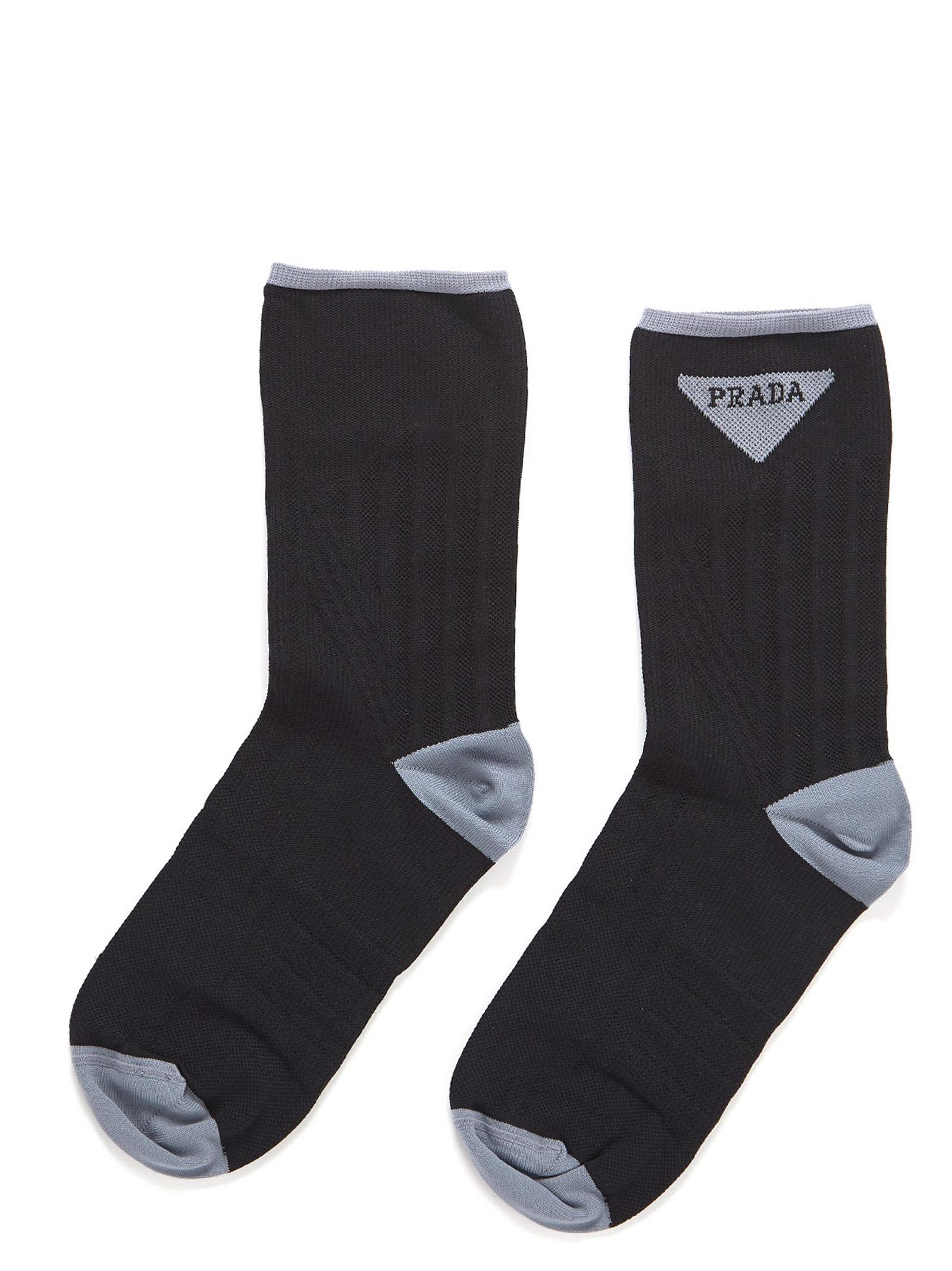 italist | Best price in the market for Prada Prada Socks - Black ...