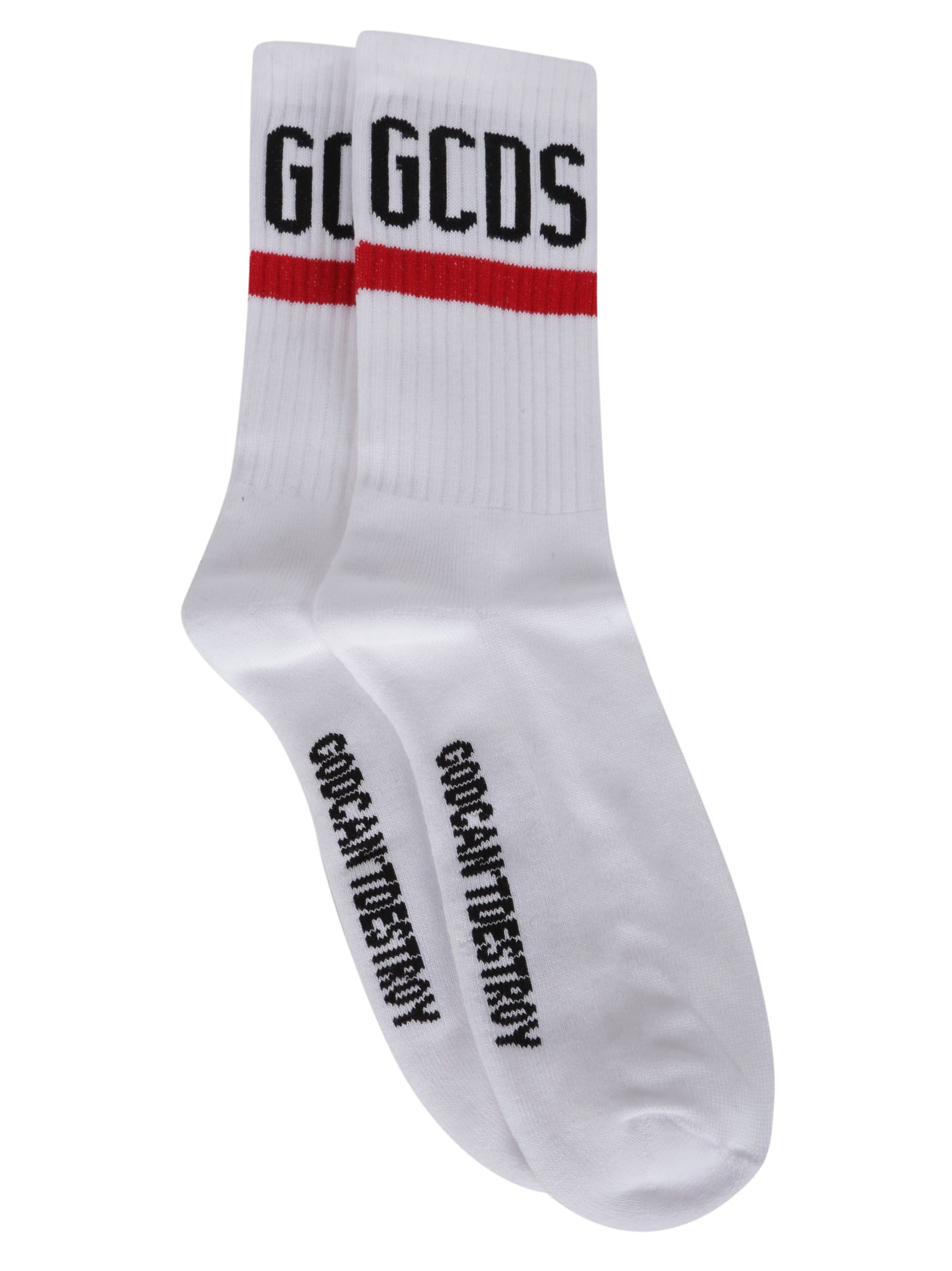 italist | Best price in the market for GCDS Gcds Logo Printed Socks ...
