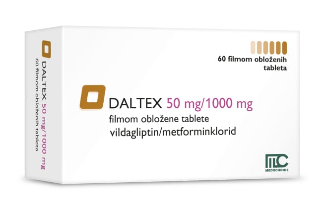 Daltex 50 mg/1000 mg tablets