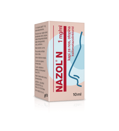 Nazol N 1 mg/ml, nasal drops