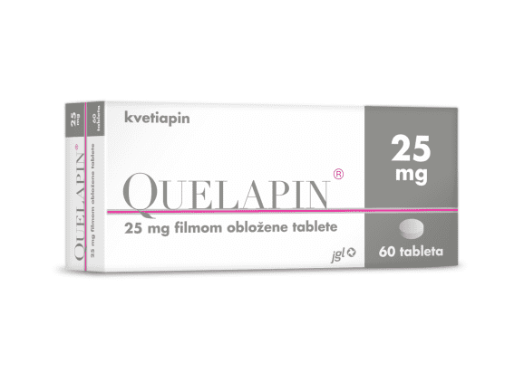 Quelapin filmom obložene tablete