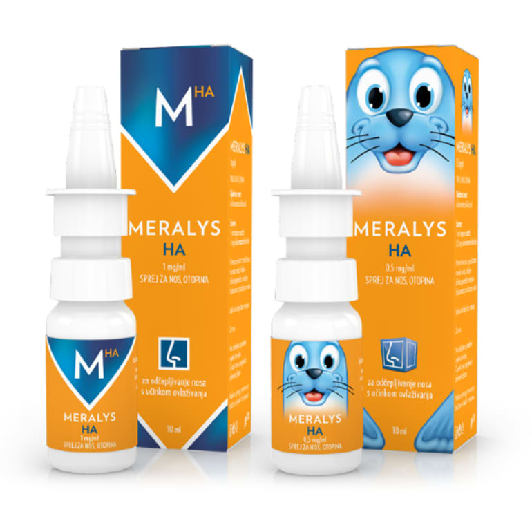 Meralys HA nasal decongestant spray for children and adults, available for licensing-out.