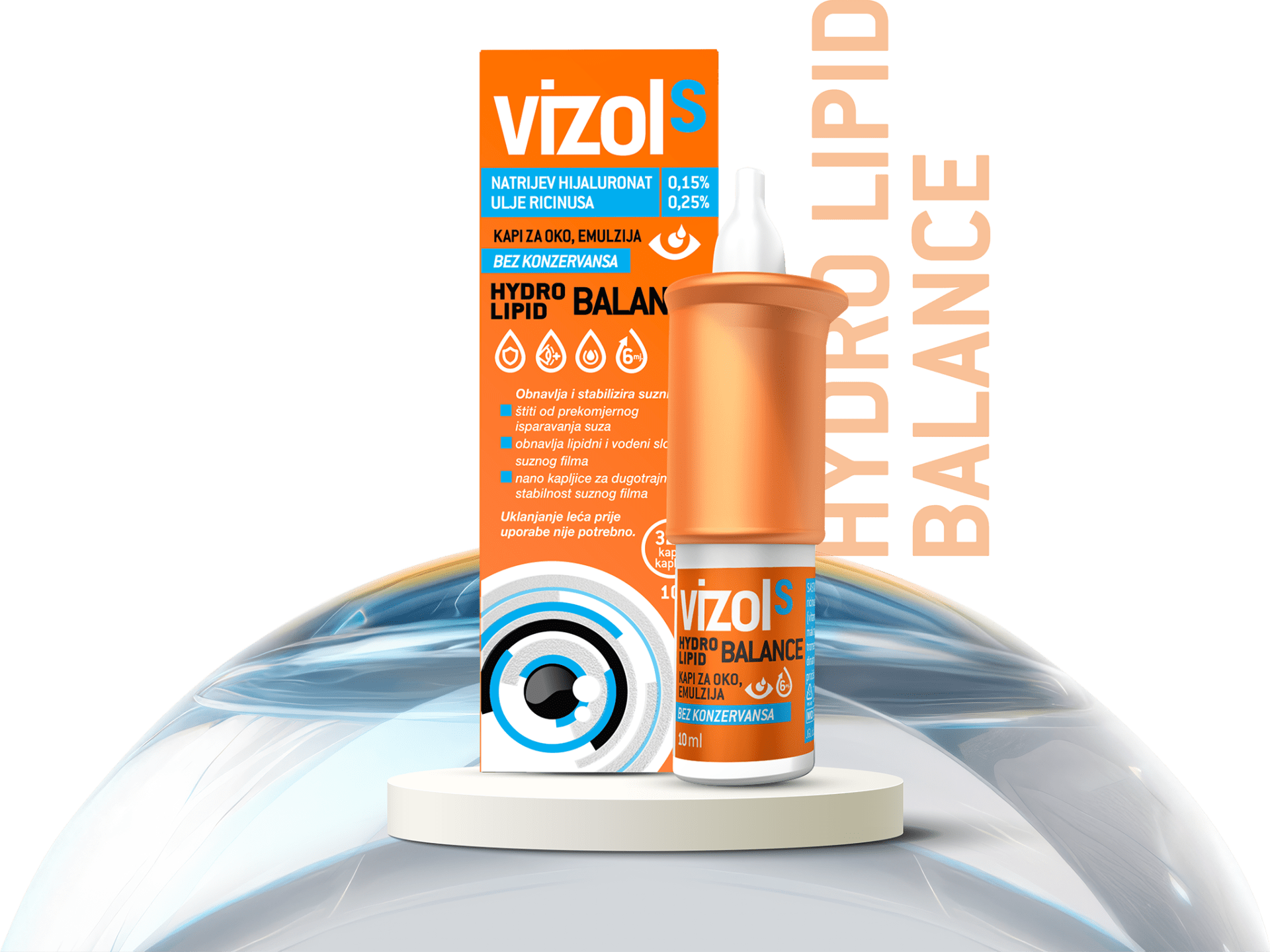 Vizol S HYDRO LIPID BALANCE kapljice za oko