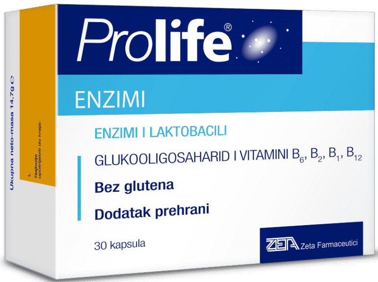 Prolife enzimi - pomažu kod nadutosti i osjećaja težine nakon obroka