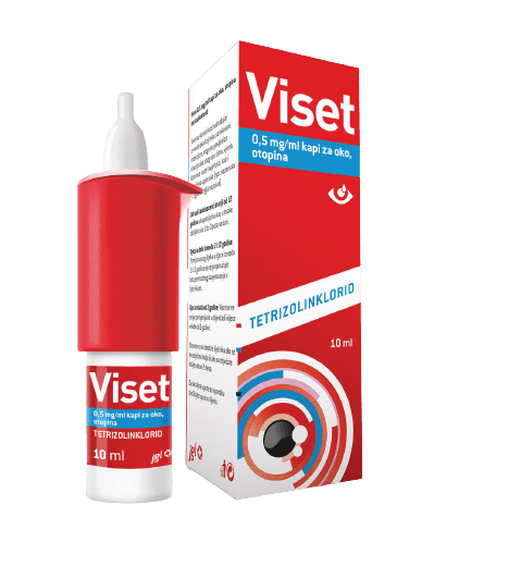 Viset 0.5 mg/ml eye drops, tetryzoline hydrochloride solution