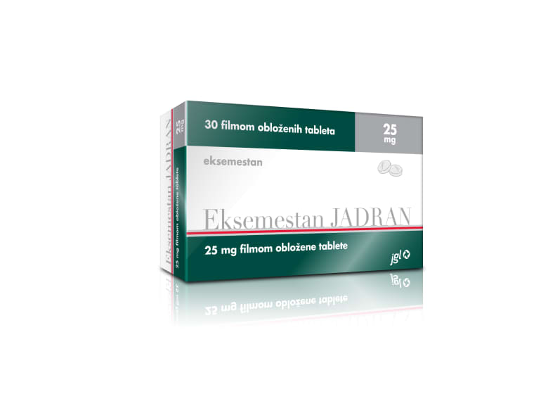 Eksemestan JGL 25 mg film coated tablets