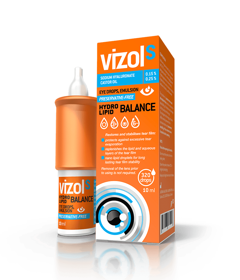 Vizol S Hydro Lipid Balance eye drops