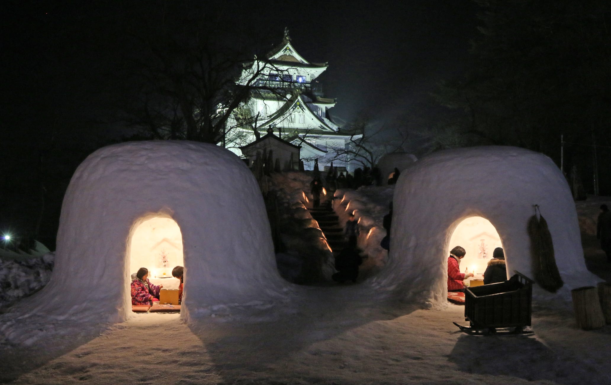 Yokote Kamakura Snow Festival