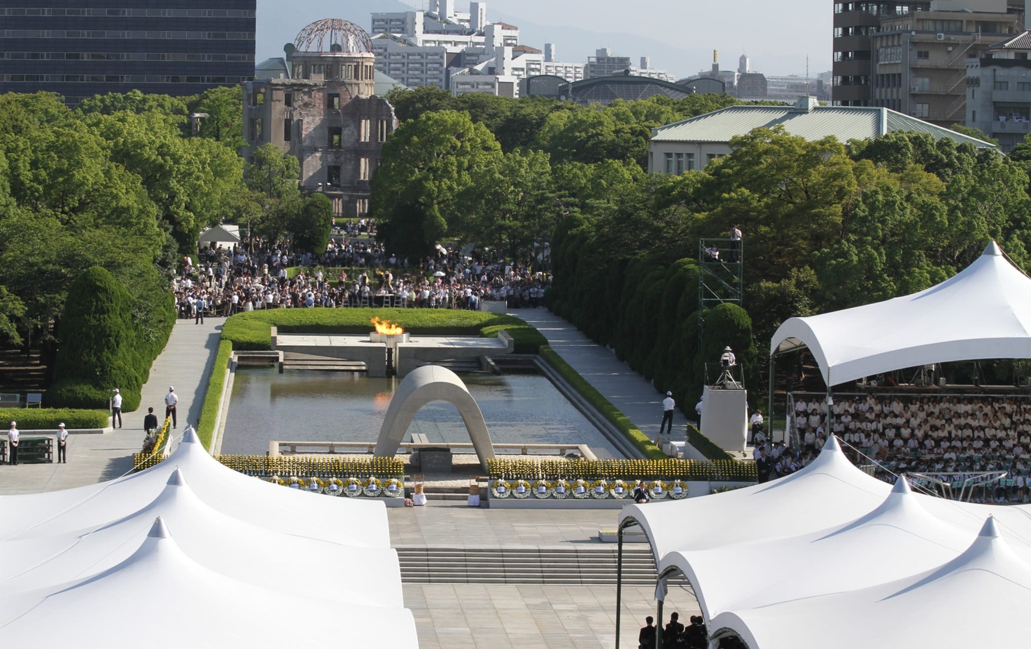 Hiroshima Peace Memorial Ceremony Hiroshima Attractions Travel