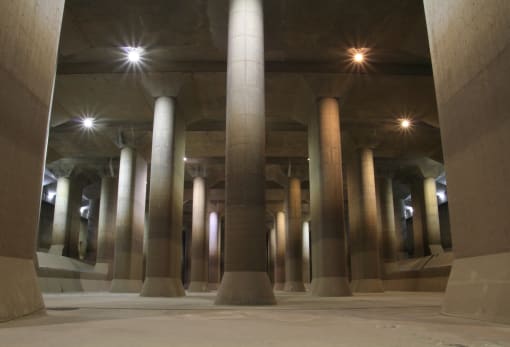 Kasukabe Underground Flood Protection Tank