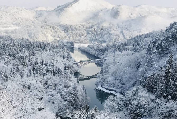 tadami river bridge viewpoint no. 1