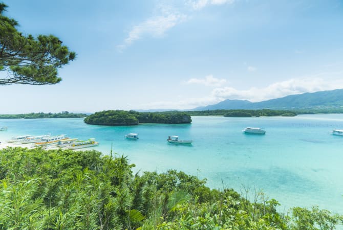 Glass-Bottom Boat at Kabira