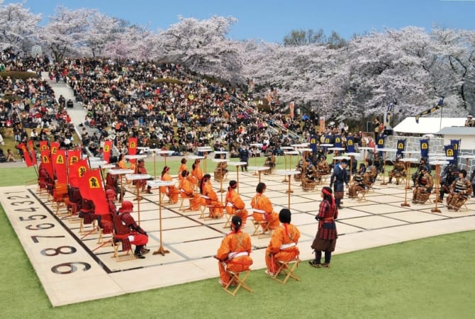 Tendo City's Ningen Shogi (Human Chess) and Sakura Festival - GaijinPot  Travel