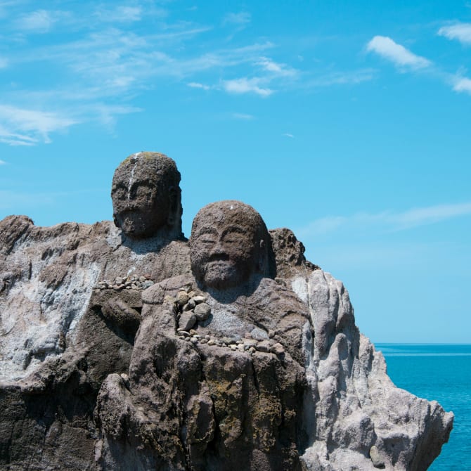 Juroku Rakan Iwa (Buddhist Carvings)