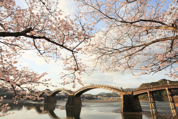 around kintai bridge