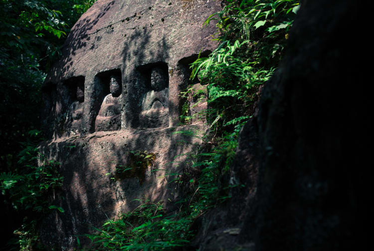 Udono Sekibutsu Buddhist Rock Carvings