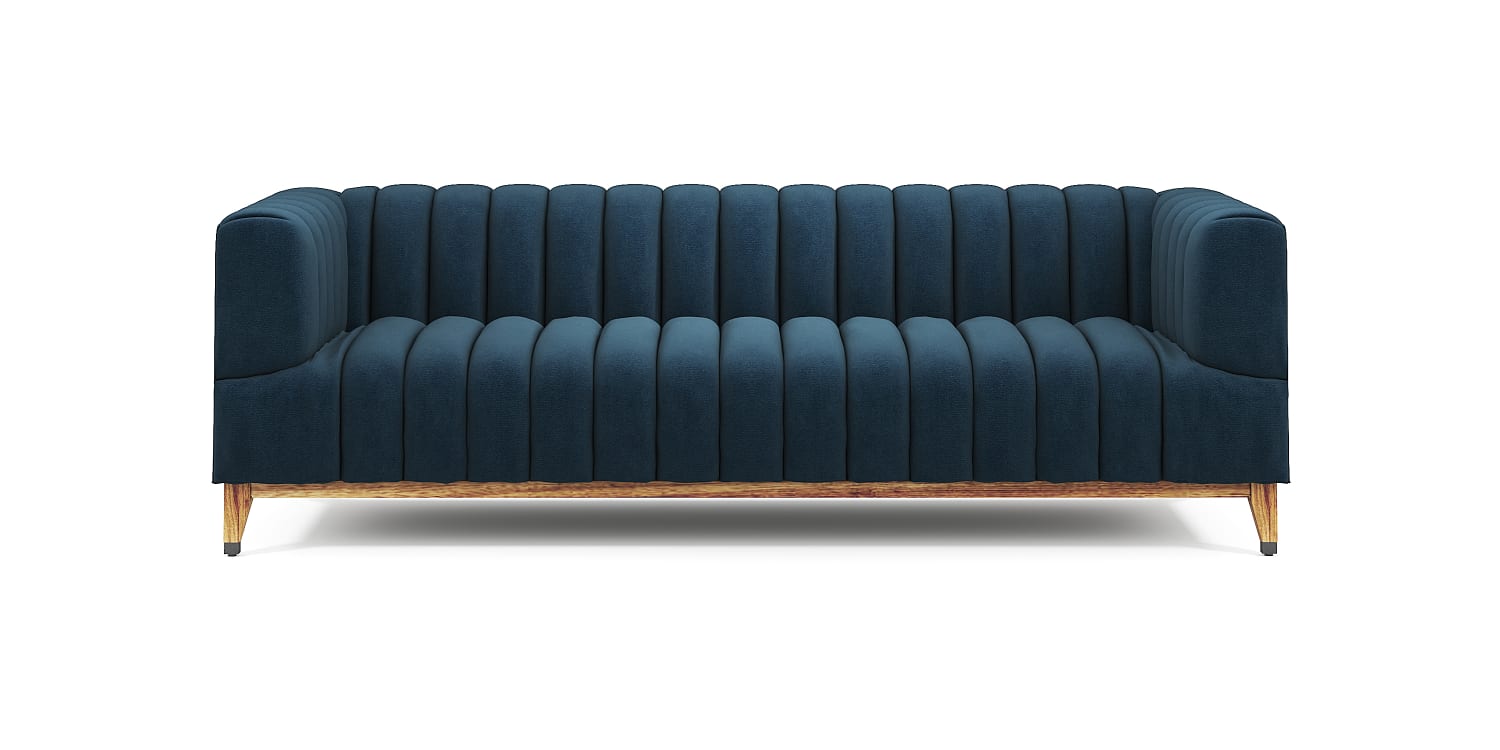 Ingrid Faux Suede 2 Seater Sofa, Italian Artisan Luxury