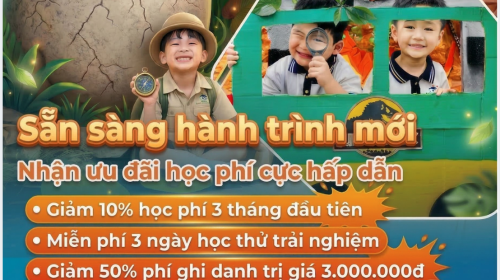 🎁 SIÊU ƯU ĐÃI GHI DANH – CÙNG CON BỨT PHÁ TẠI MIRAIKU GLOBAL KIDS!
