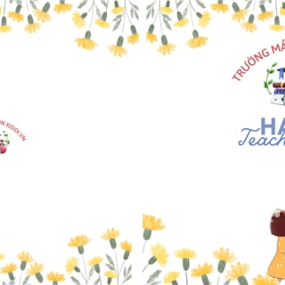 MẪU THIỆP CHÚC MỪNG ĐỘC ĐÁO CHO NGÀY NHÀ GIÁO VIỆT NAM 20-11 TRƯỜNG MẦM NON