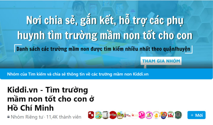 CÁC KÊNH TRUYỀN THÔNG HIỆU QUẢ CHO TRƯỜNG MẦM NON TƯ THỤC, SONG NGỮ, QUỐC TẾ.