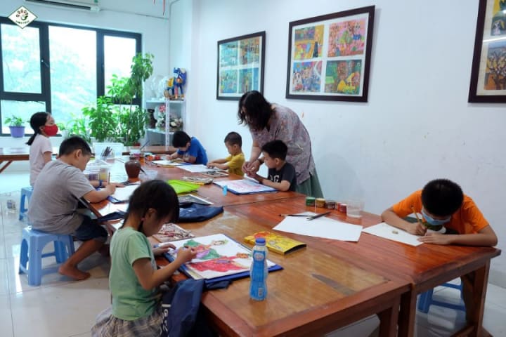 Top 4 trung tâm nghệ thuật giúp bé phát huy sự sáng tạo