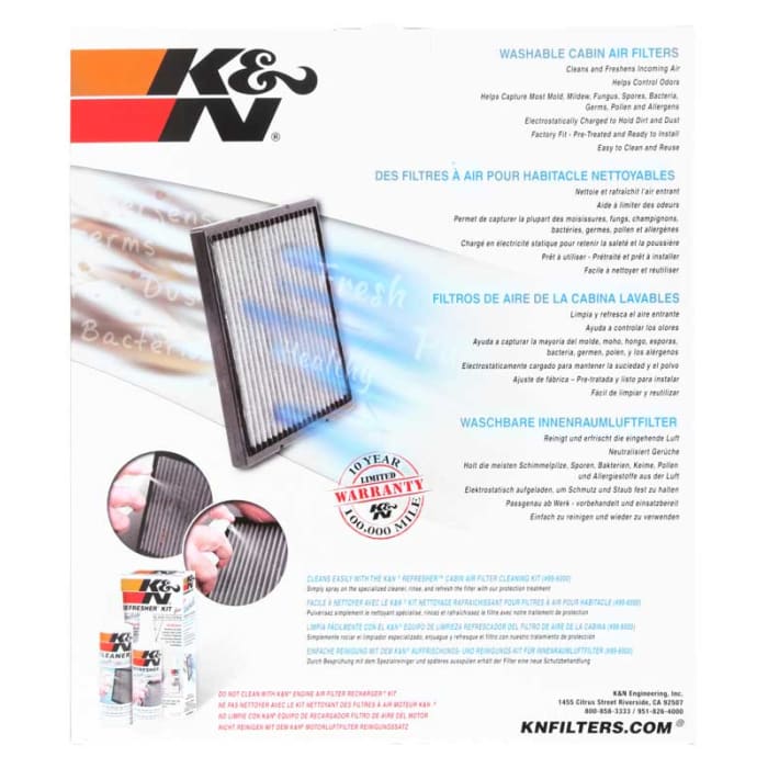 Vf3000 K N Cabin Air Filter Cabin Air Filters