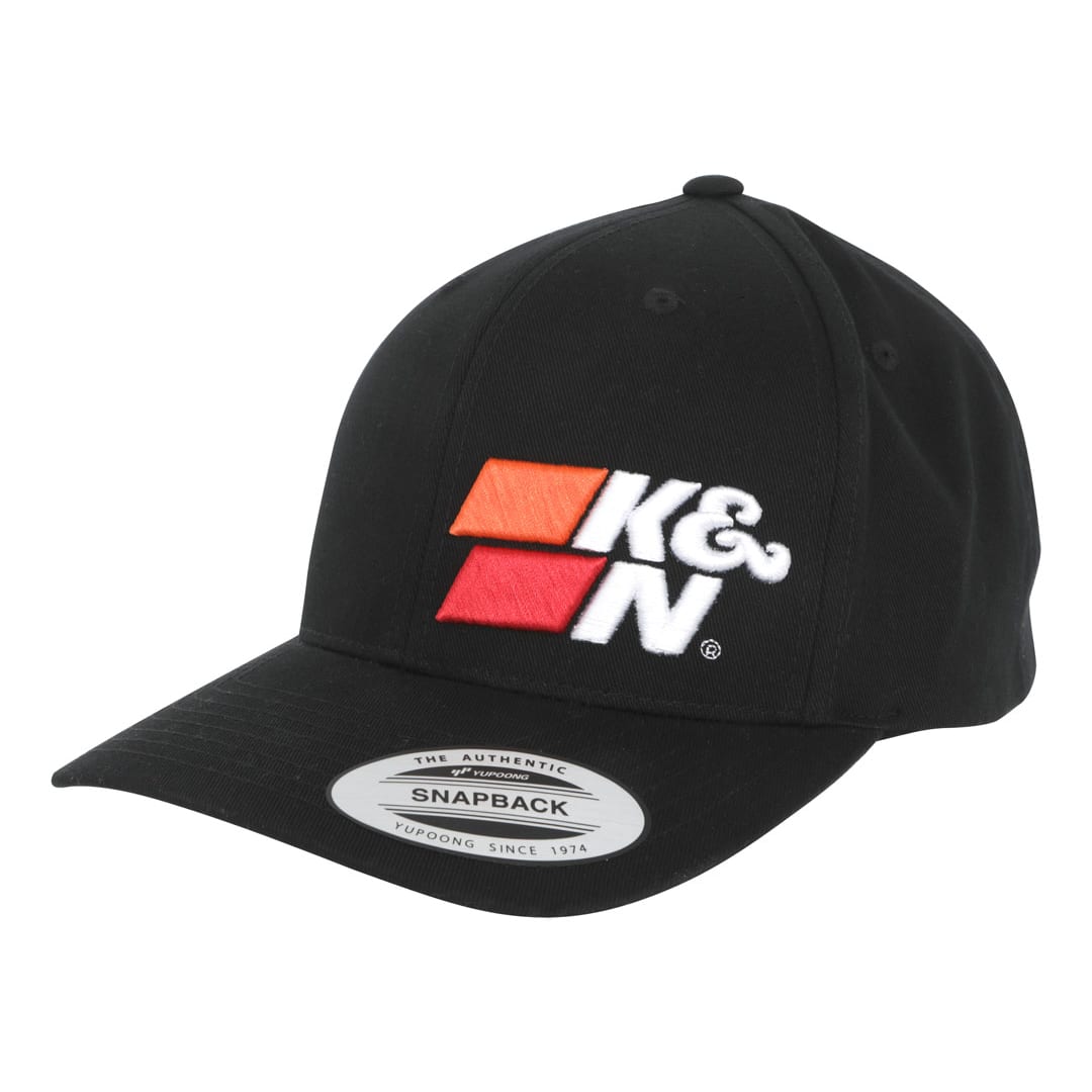 K&N 88-12159 Hat; K&N Logo, Black, Snapback