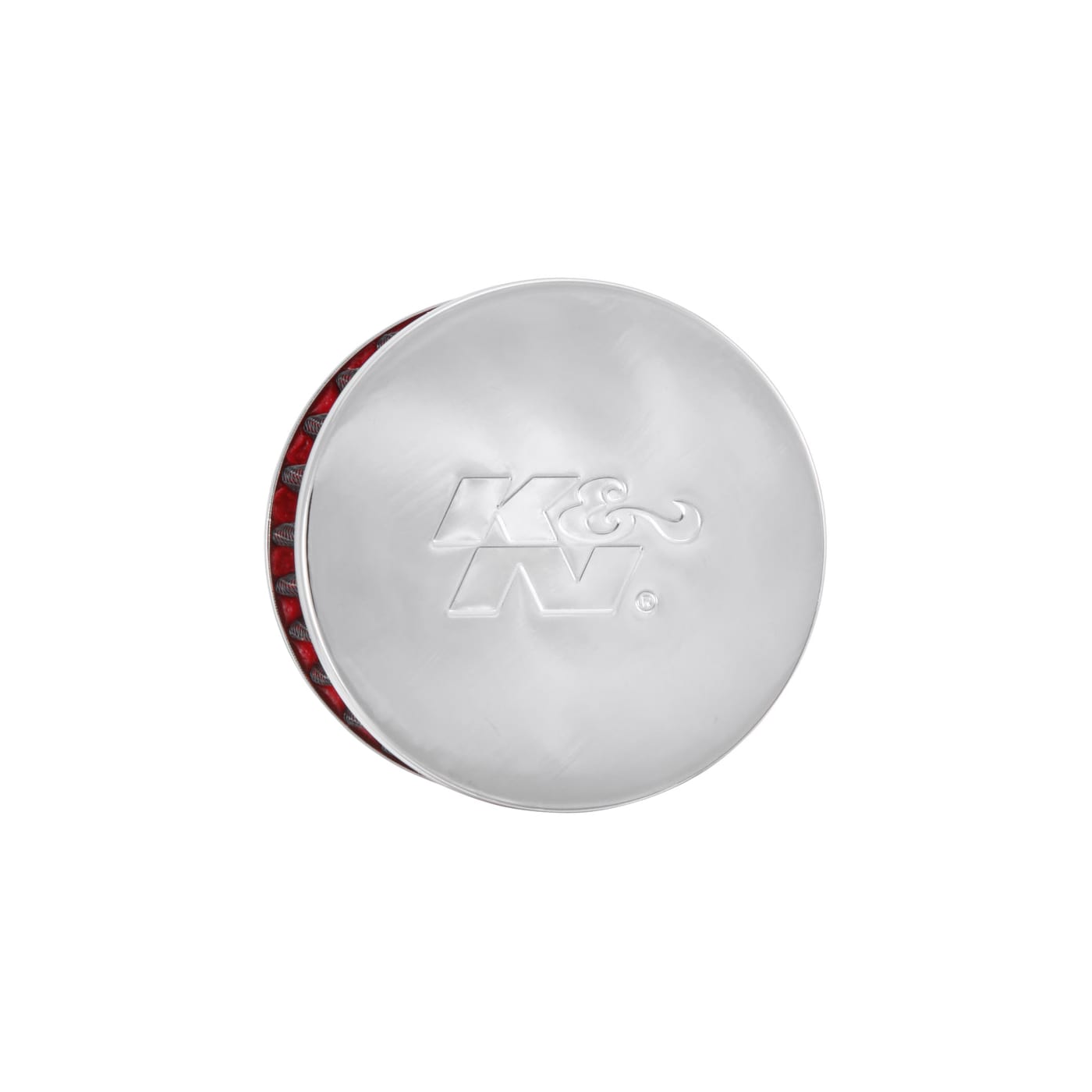 K&N 62-1490 Vent Air Breather Filter – Polished Chrome, Easy Install