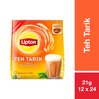 LIPTON MILK TEA 3IN1 TEH TARIK 21G