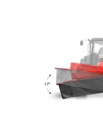 Plain Mowers - Vicon EXTRA 332XF, designed for narrow swathing and wide spreading, first front disc mower with with an actively driven swath former