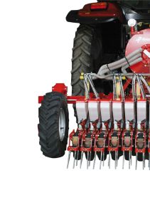 Kverneland Miniair Nova pneumatic precision seed drill for a large variety of natural, coated or pelleted seeds