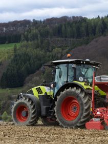 Kverneland e-drill maxi pluss, combined grain and fertilizer model
