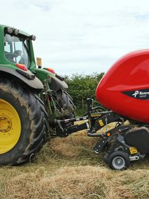 Fixed Chamber Round Balers - Kverneland 6500 F, full roller with high performance for heavy silage conditions